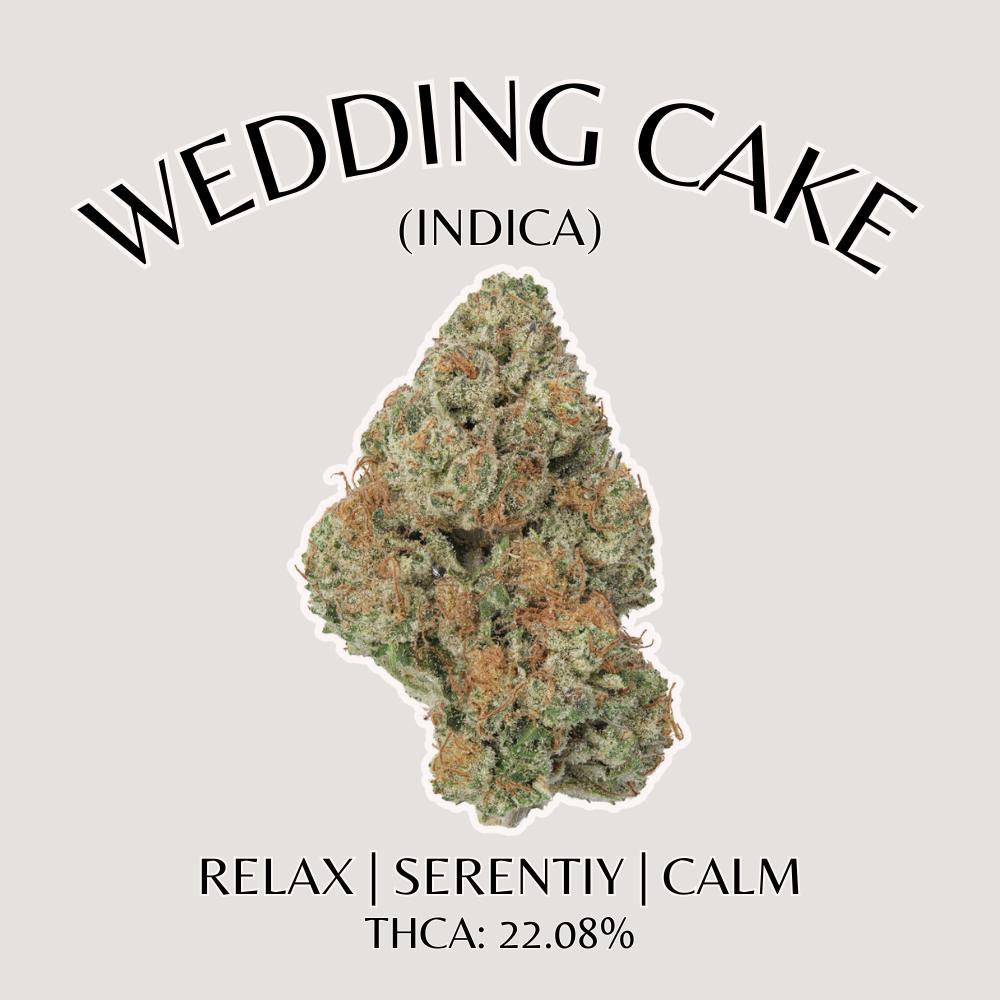 THCa Flower - Wedding Cake - Wedding Cake strain 